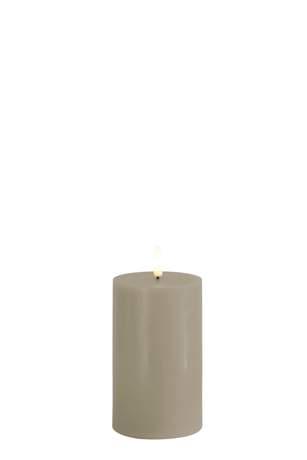 Sille LED lys, H12,5cm x Ø7,5cm - Warm Grey